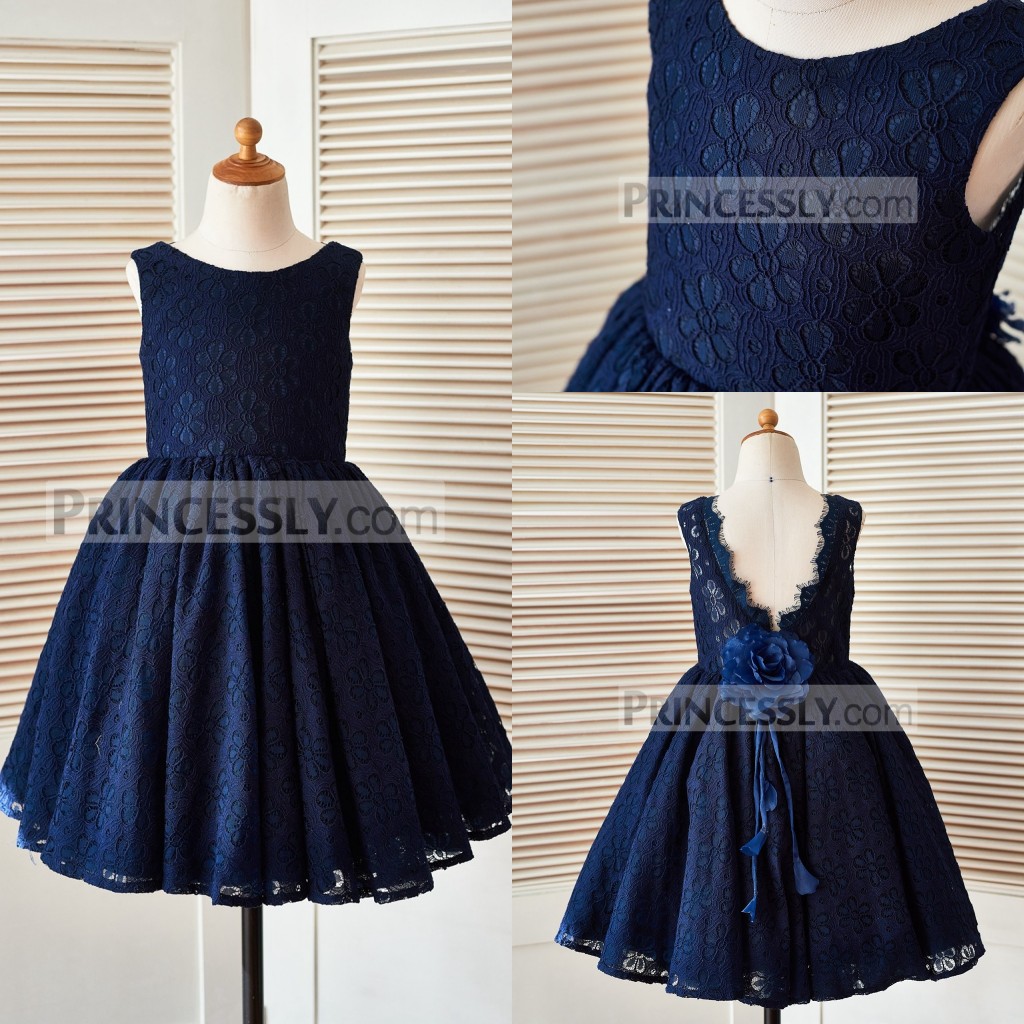 

Modest Ball Gown Flower Girl Dress Jewel Neck Sleeveless Bow Wedding Dress Ankle Length Girl's Birthday Part, Hunter