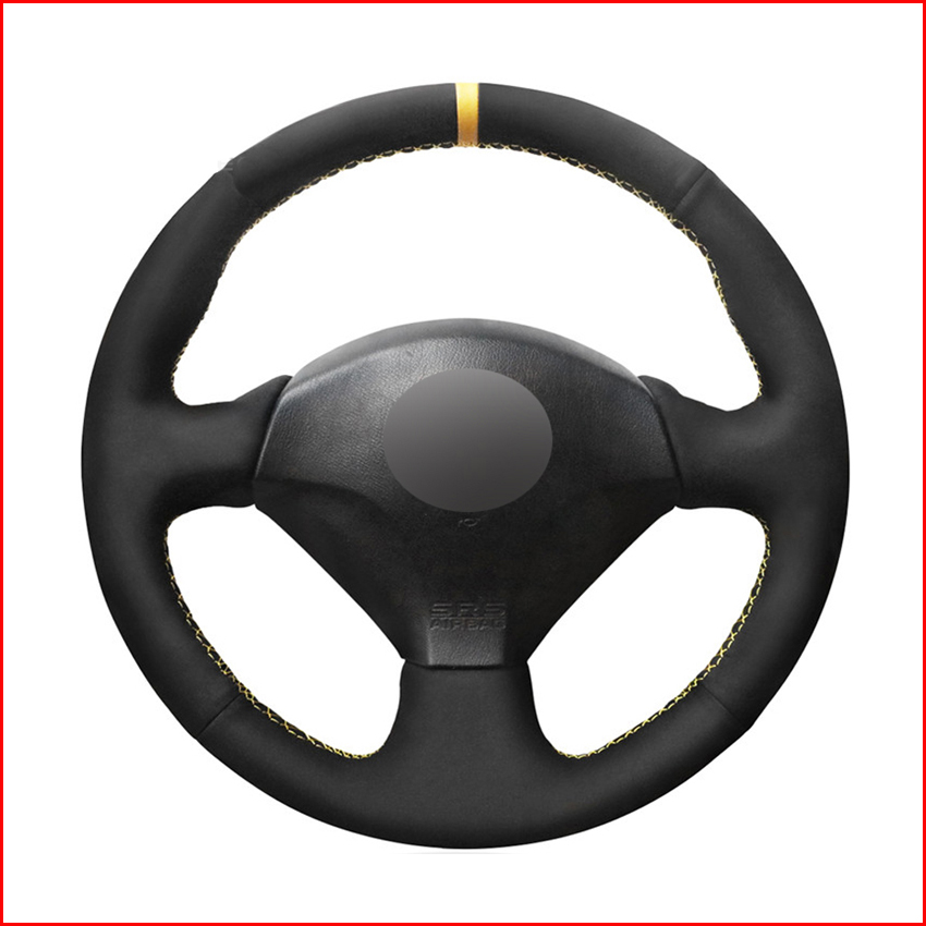 

Black Suede Steering Wheel Cover for Honda S2000 2000-2008 Civic Si 2002-2004 Acura RSX Type-S 2005