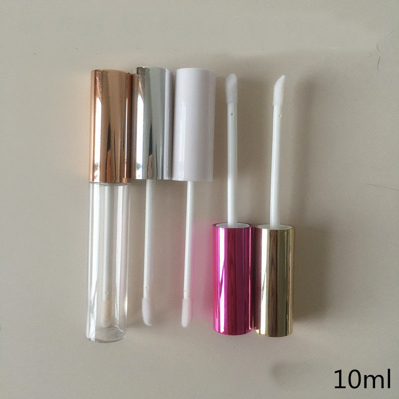 

10ml Empty Lip Gloss tube,Gold,purple cap,Lip glaze tubes DIY lip cosmetic packing container