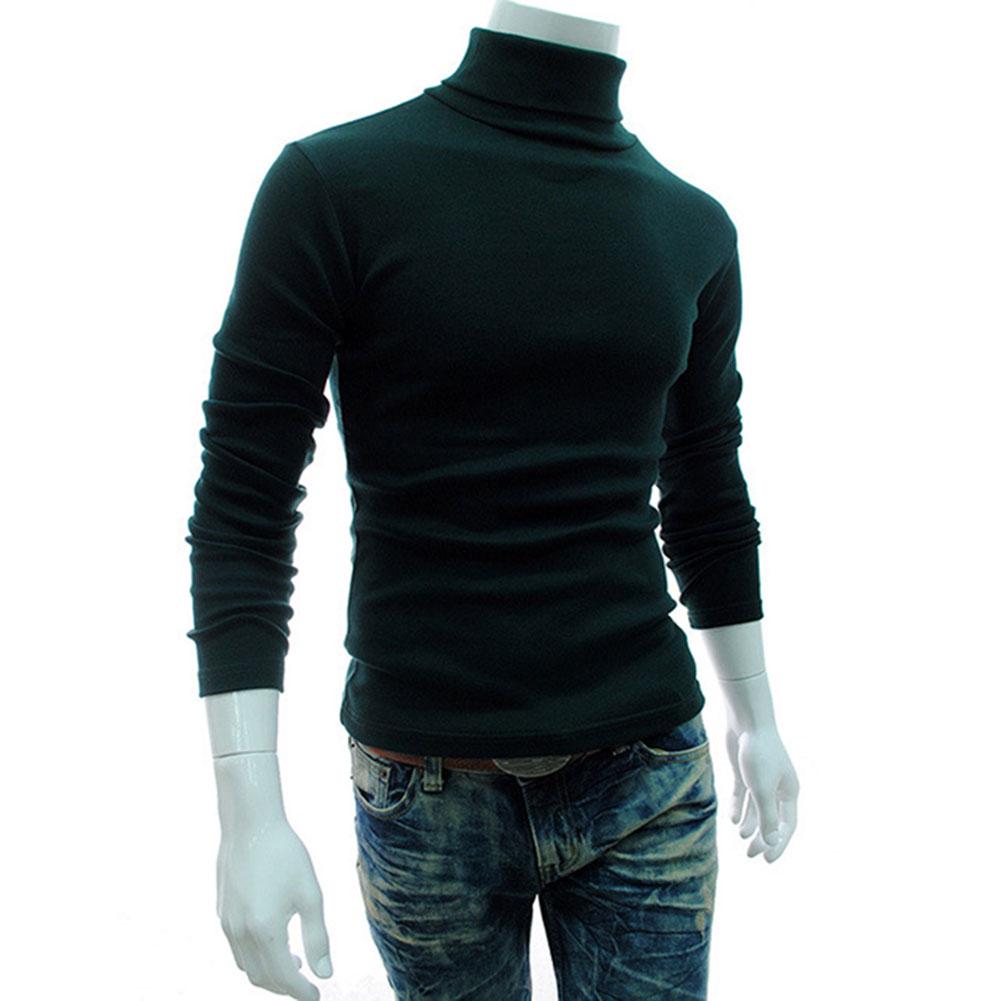 camiseta hombre cuello alto