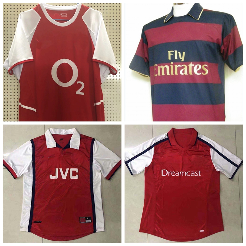 

1997 1998 1999 2000 2002 2003 2005 2006 2007 2008 HENRY Retro soccer jersey Pires FABREGAS Ljungberg Vieira v.PERSIE BERGKAMP football shirt