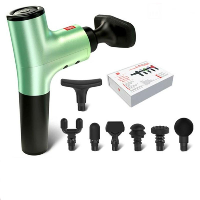 

Body Massage Gun Deep Pressure Relieve Massage Gun Cordless Body relaxation 2600 mAh 7 Head MH5-B