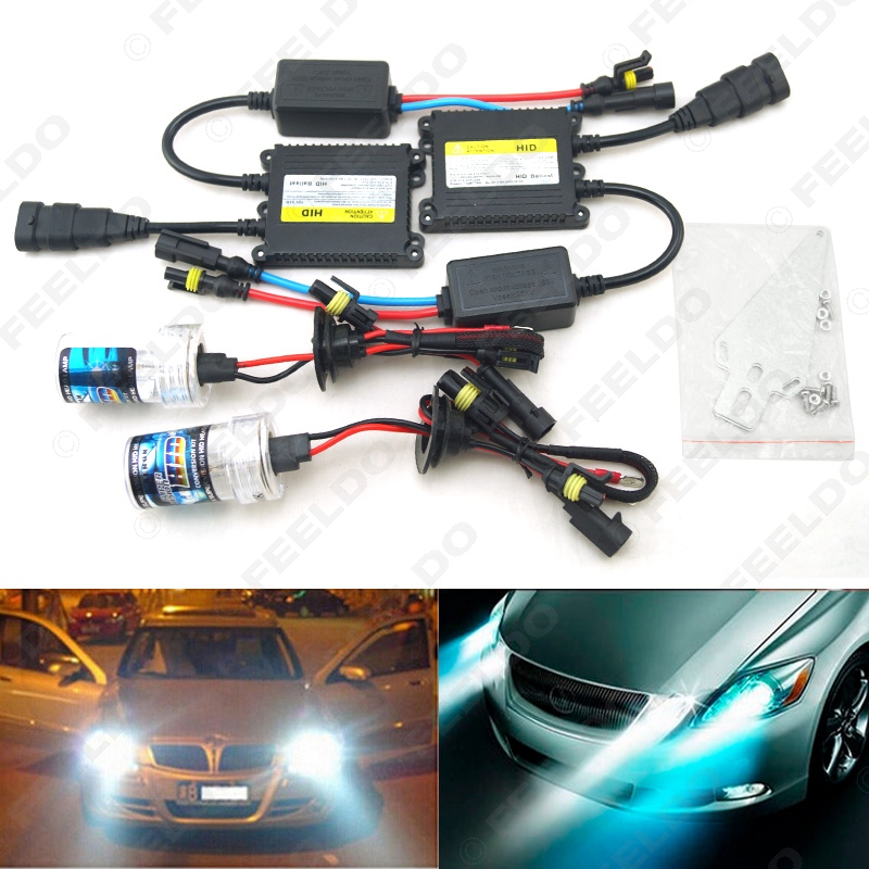 

AC 12V 35W H1/H3/H7/H8/H10/H11/9005/9006 Xenon HID Kit Car Headlight Xenon Bulb Lamp Digital Ballast #4471