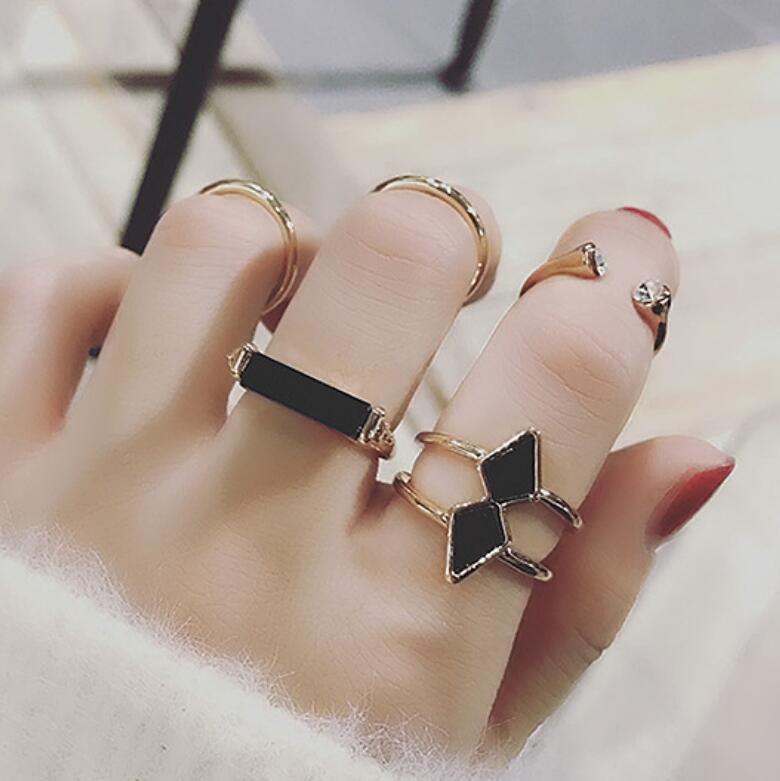 

jewelry arrows rings sets joint band rings for women 5pcs a set simple classic hot fashion