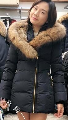 

DHL Winter Women's Down & Coats real Fur Jackets Zippers Designer Jacket Women AKIVA-F4 JACKET Warm Outerwear & Coats, Custom