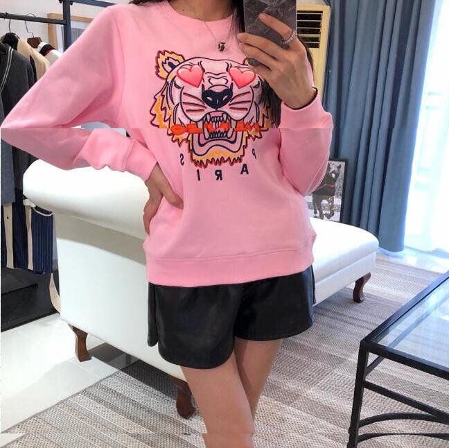 

Promotion ! KZ 36 Paris brand Embroidered sweaters pollver pure cotton terry long sleeve sweatshirts with letters original colors, Kz 07