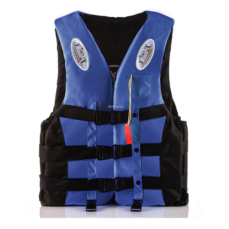 Universal Durable Youth Kids Polyester Life Jacket Swimming Boating Ski Vest UK