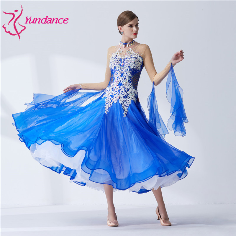

B-18553 New designs high quality adult women professional international standard competition ballroom dance dress for sale, As pic