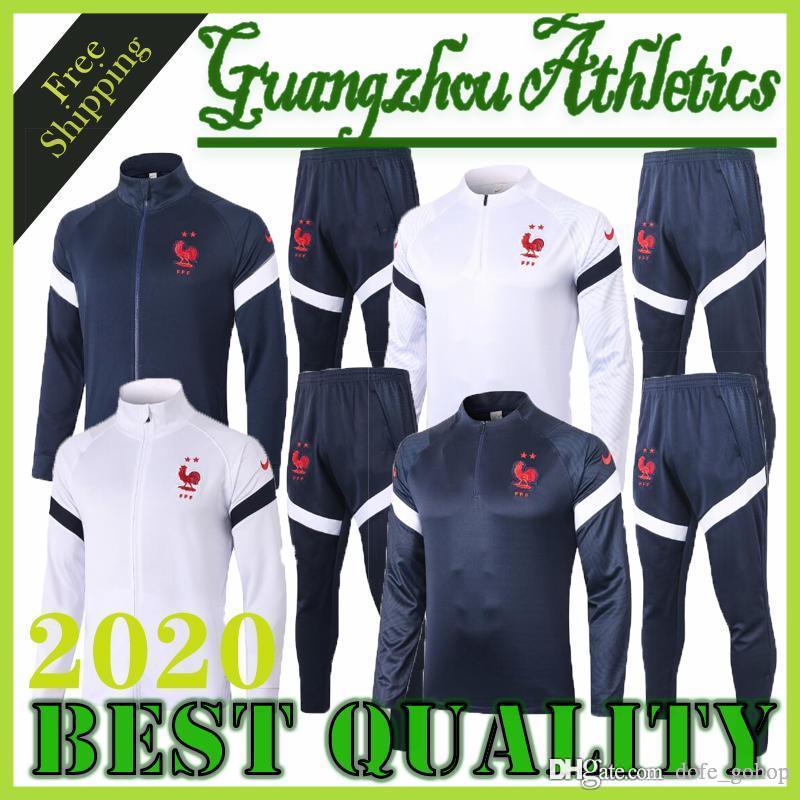 

New best quality 2020-2021 2 STAR survetement equipe MAILLOT DE FOOT France Paris SURVETEMENT FOOTBALL Tracksuits Training Suits, Yellow