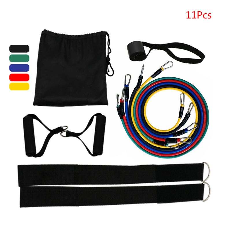 

1Set Multifunction Exercise Resistance Bands Yoga Pilates Fitness Tube Pull Rope Q84C