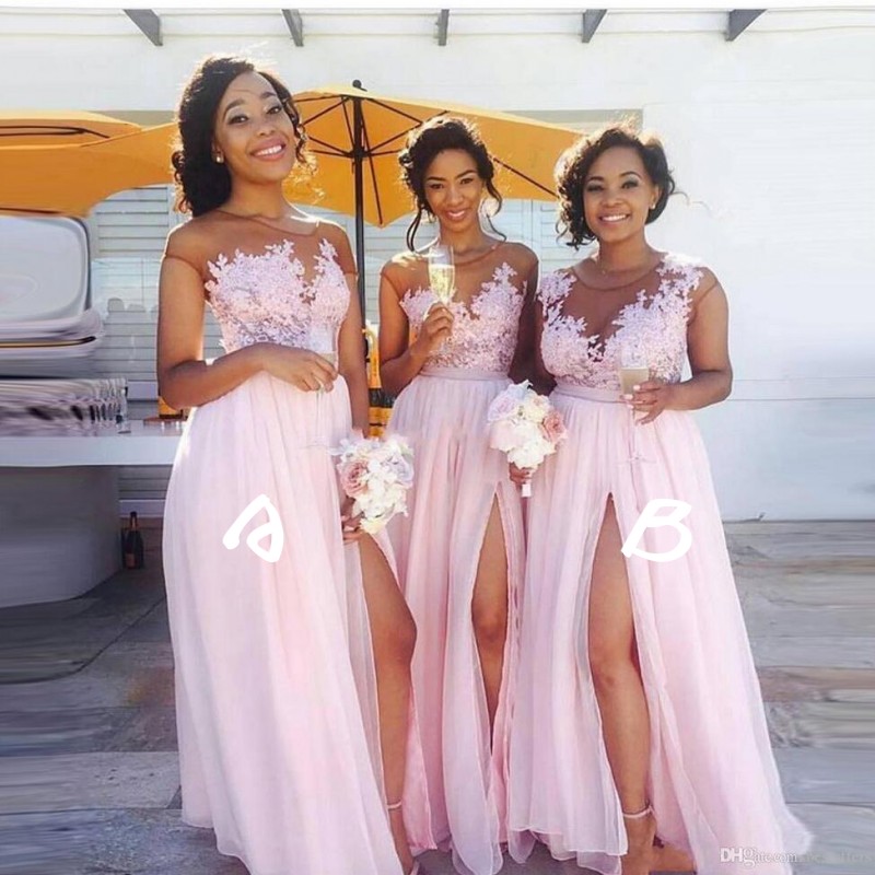 baby purple bridesmaid dresses