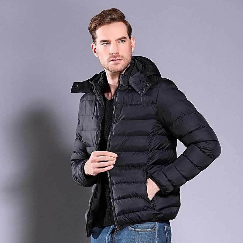 

Autumn Jacket Men Parka Clothes 2020 Korean Mens Winter Jackets and Coats Hooded Parkas Hombre YY140 KJ2707, Orange