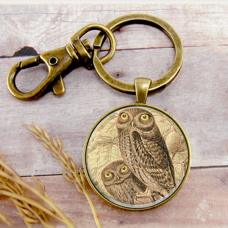 

Cute Barn Owl Key Chain Buckle Pendant Birthday Festival Anniversary Gift Jewelry Accessories
