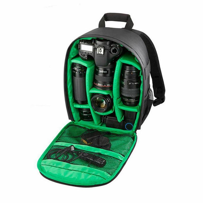 Eirmai Cámara Impermeable de Nylon Estuche Blando bolsas de Lente Dslr Con Lente Para Cinturón