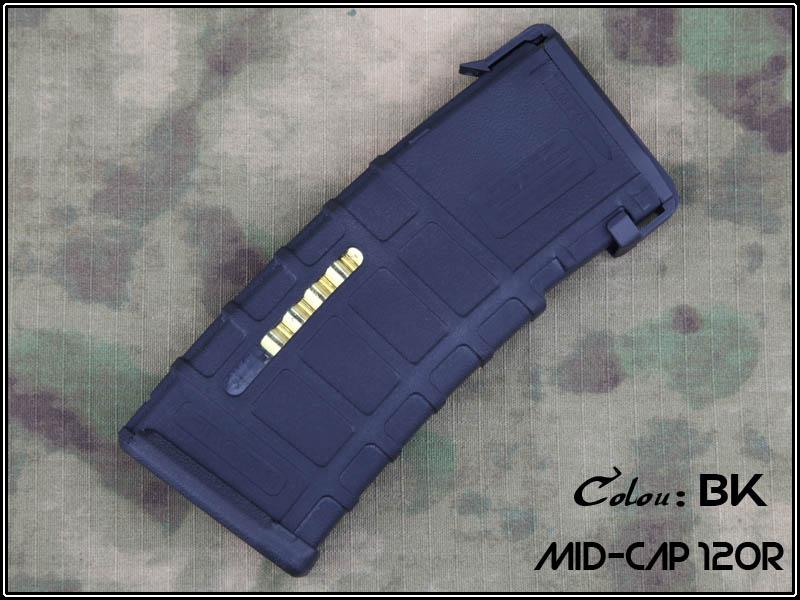 

MAP style Mid-Cap 120R M4 AEG For Airsoft Mode use only Tactical wargame Nylon Model M16 MAG