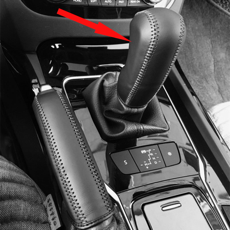 

Cowhide Top Layer Leather Automatic Gear Shift Collars Gear Cover For 508