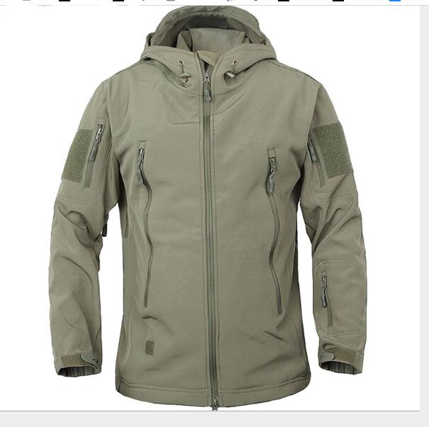 

New mens Stylist winter coats outdoor tactics warm cardigan fleece coat mens thickening charge coat mens Stylist jackets, Black