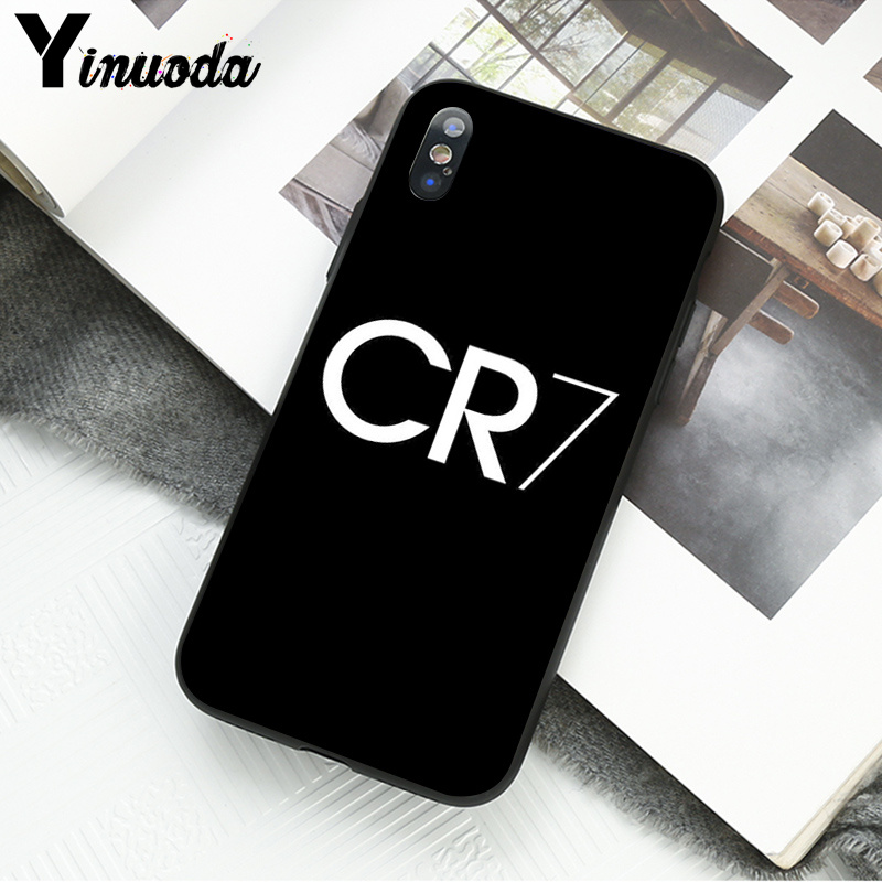 

CR7 logo cristiano ronaldo 7 Football Case for Apple iPhone 8 7 6 6S Plus X XS MAX 5 5S SE XR 11pro max Cases, A1