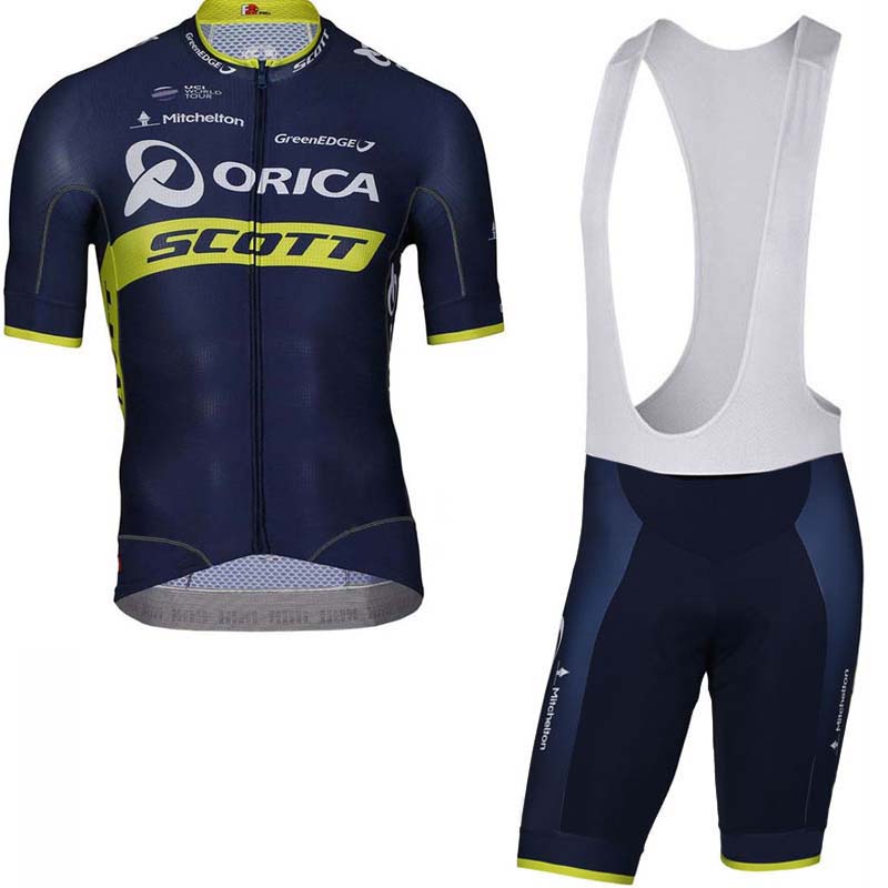 

Pro Team ORICA EDGEGREEN 2019 MTB Men Summer Short Sleeve Set Cycling Jersey Bicycle Shirt bib shorts set racing Wear Bike Clothes Y031103, Black;red