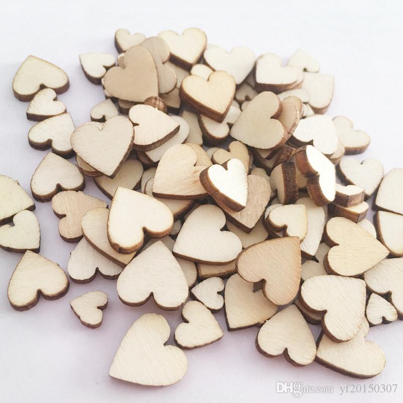 Decorazioni rustiche Decorazione per la Festa della Mamma Decorazione a Forma di Cuore Wondful 10 Pezzi Mamma Amore coriandoli in Legno per Scrapbooking da Tagliare Artigianato