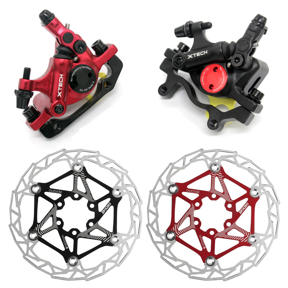 

Zoom HB-100 mtb bicycle brake hb100 bicycle brake caliper w rotors bicycle parts hydraulic piston two-way disc diameter 160mm