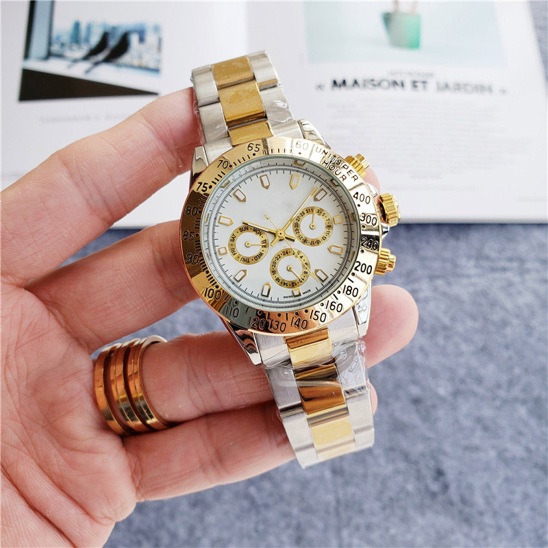 

Wholesale Cheap Sale Men Women Fashion Watch Design Stainless Steel All Dial Work Automatic Movement Mechanical Watches 13 Color Wristwatch, Slivery;brown