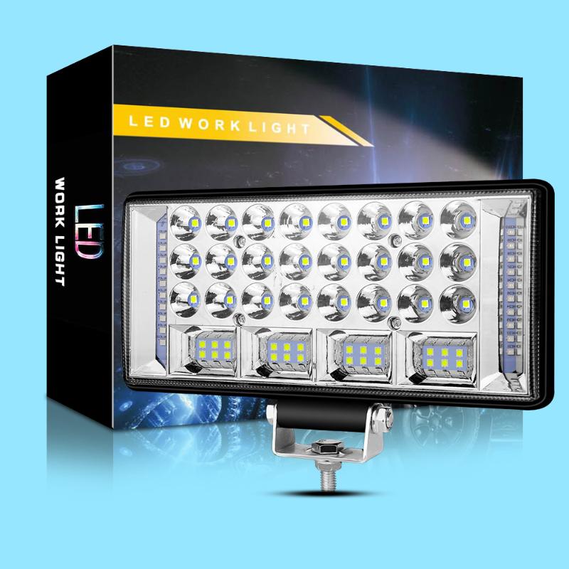 

1PCS 9 Inch Car Accessories LED Work Light 4x4 For Offroad Boat Car Tractor Truck SUV 204W LED Bar Light 12V 24V Waterproof