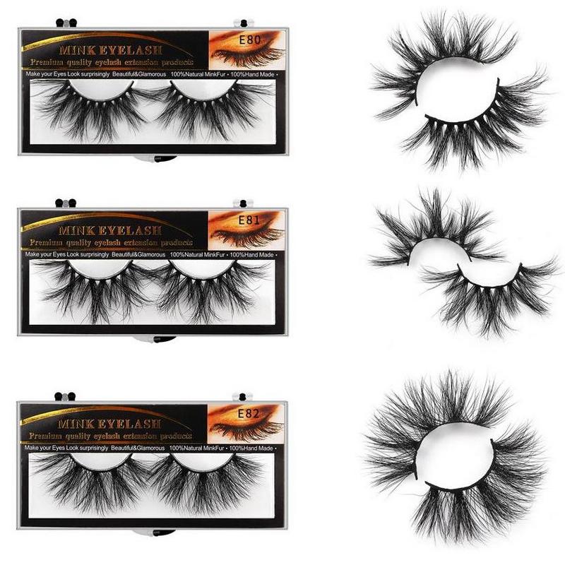 

3D Mink Lashes Makeup 25mm Lashes 3D Faux Mink Extension Handmade Volume Eyelashes Professional Fake Eyelashes