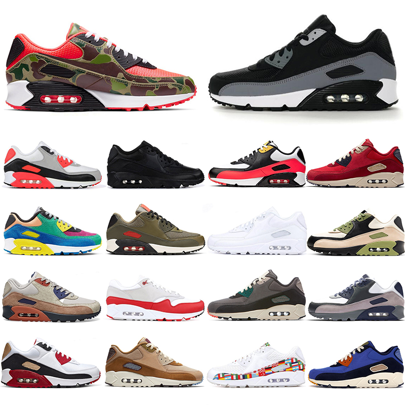 

Running Shoes Mens Womens Sneakers Triple Black White Camo Lahar Escape Premium Bred Infrared Game Royal CNY Trainers Sports Runners, Premium se 40-45
