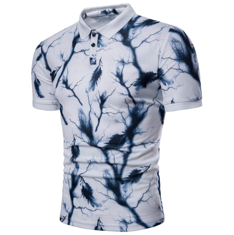 

Summer Designer Polos For Mens Tee Shirts Fashion Brand Polo Casual Men Shirts Tops 2 Colors Available, White