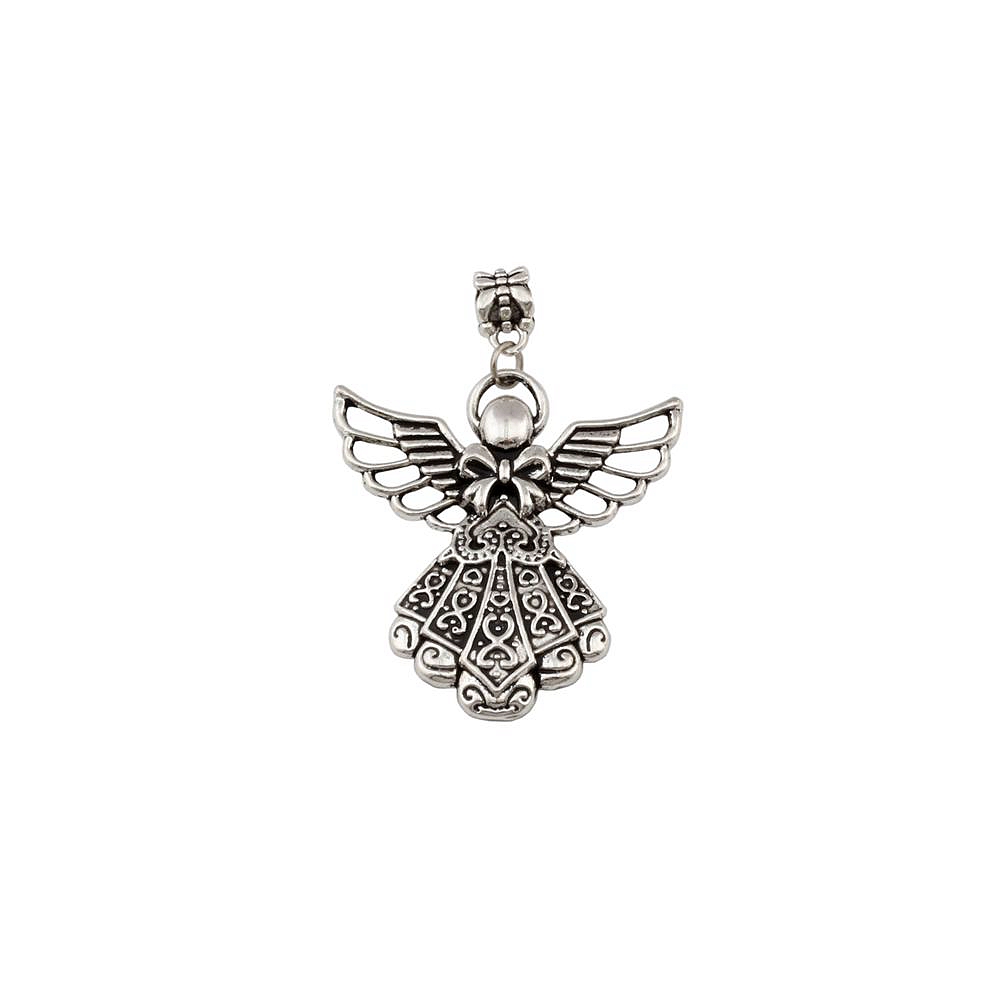 

30Pcs Antique Silver Alloy Guardian Angel Charms Pendants For Jewelry Making Bracelet Necklace DIY Accessories 52.5 x 39 mm