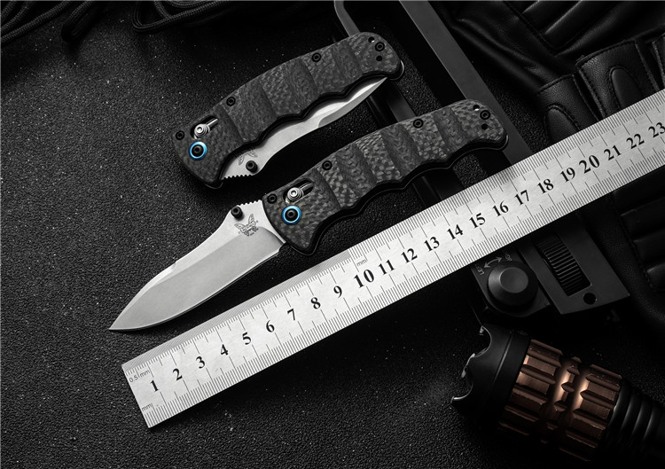 

Benchmade BM484 Nakamura M390 AXIS Knife Carbon Fibre handle outdoor EDC C81 BM940 550/551 BM810 3300 484-1 BM42 knifes