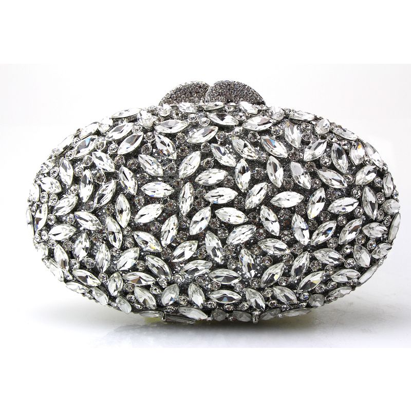 

XIYUAN silver gold Diamond Evening Bag Women Party Bag Bridal Wedding clutch Purse wallet Handbag Elegant shoulder handbag, Color same picture