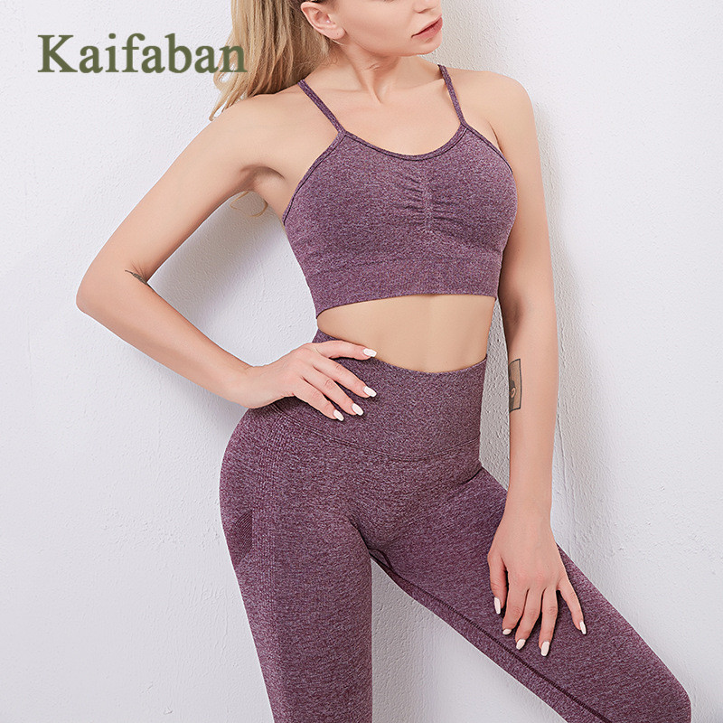

8 Color Yoga Suit Women Seamless Tracksuit Sport Wear Yoga Pants Leggings Fitness Tights Hip-lifting Run Gym Clothes Trousers, Blue pants
