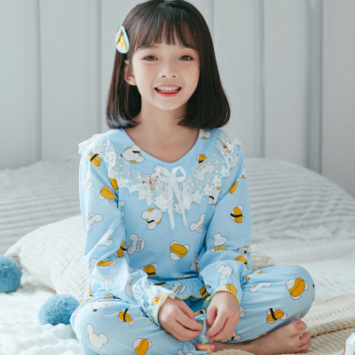 

Cotton Children's Pyjamas Kids Pajamas 2020 Spring Girls Boys Sleepwear Nightwear Baby Infant Clothes Animal Cartoon Pajama Sets, Lavender