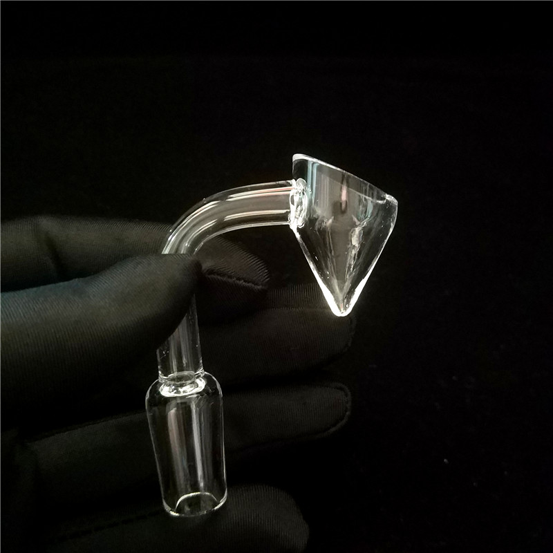 

2019 Triangle Bottom Base 14mm 18mm 10mm Quartz Banger Nails For Oil Rigs Water Pipes for free shipping