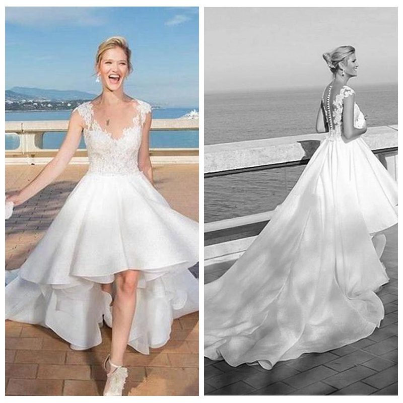 Abend Spektakular Strandkleid Weiss Hochzeit Fur 2019 Abendkleid