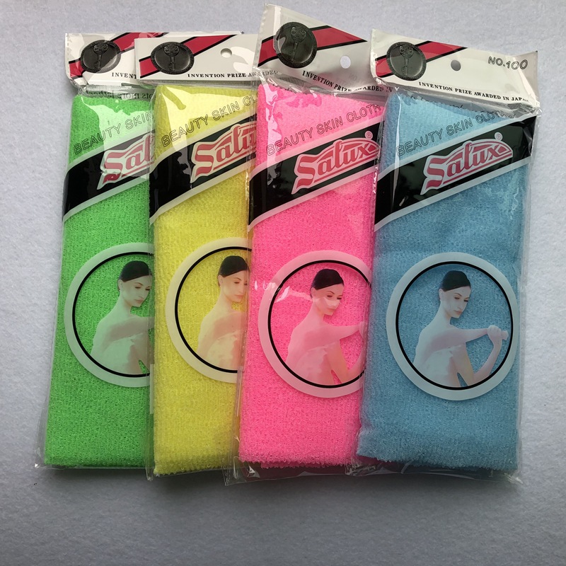 

salux beauty skin cloth exfoliating wash cloth japanese body wash towel blister Back rubs free shipping