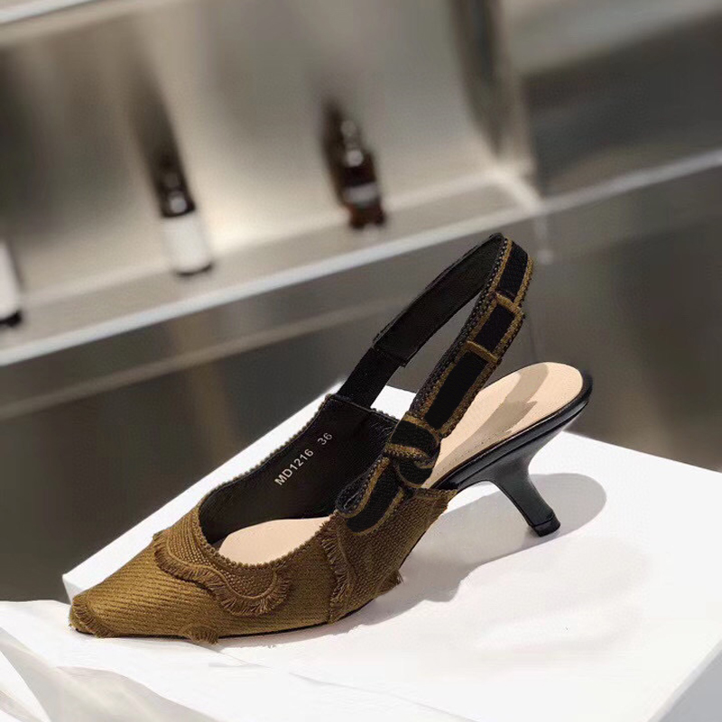 

Nude pink flower Letter Bow Knot High Heel Shoes Women Runway Pointed Toe Low Heel Shoes Woman Gladiaor Sandals Lady Design Mesh Flat Shoes, Navy 9.5cm heel