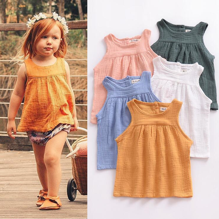 baby girl summer vests