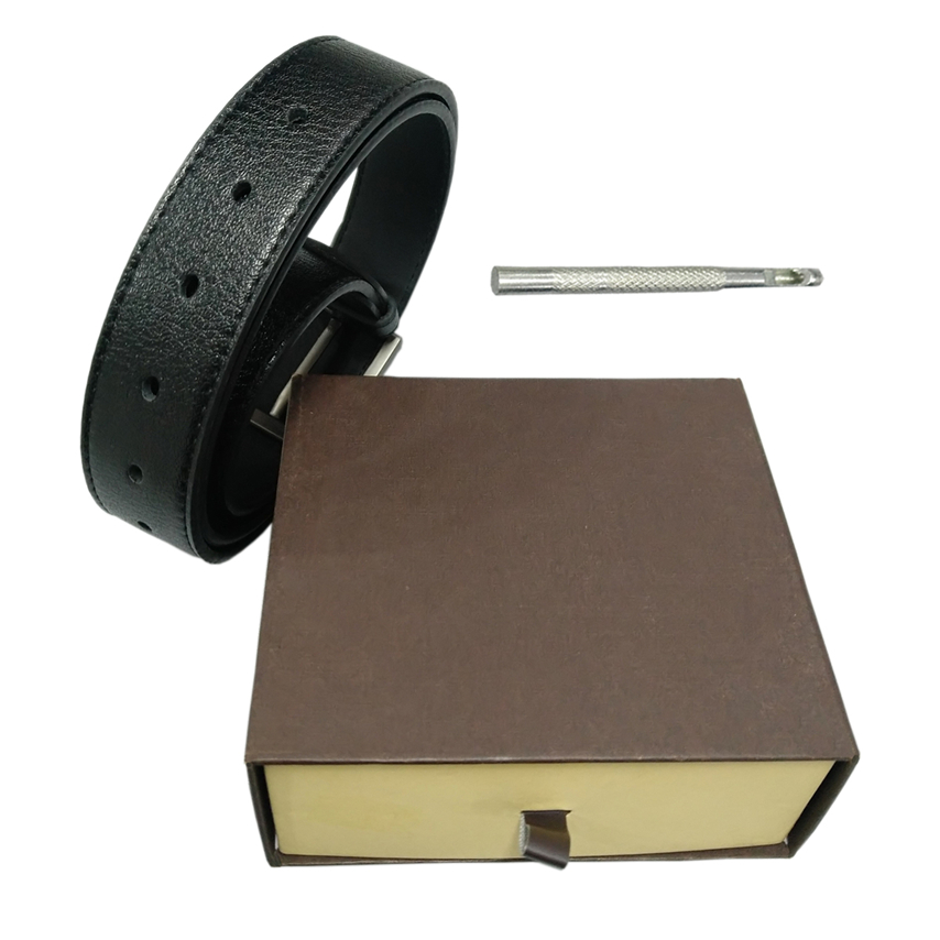 

2021 Belts Mens Belt Fashion Men Brown Flower Leather Black Business Women Big Gold Buckle Womens Classic Casual Ceinture with Orange Box 105-120cm, Brown box