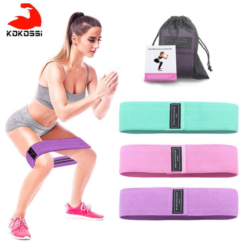 

KoKossi 3PCS/Set Fitness Rubber Bands Resistance Bands Expander Rubber For Fitness Elastic Band For Band Training