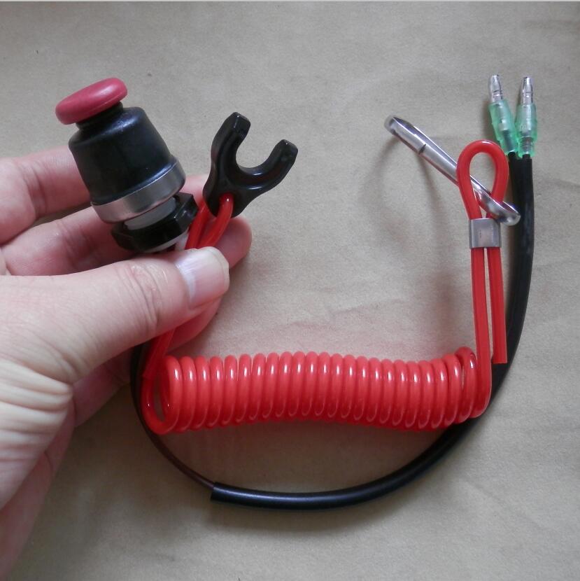 

Safety lanyard lock stop switch for TOHATSU NISSAN MERCURY MFS M MD NSF NSD 3.5 4 5 6 8 9.8 15 18 70 90 115 out borad 353068210