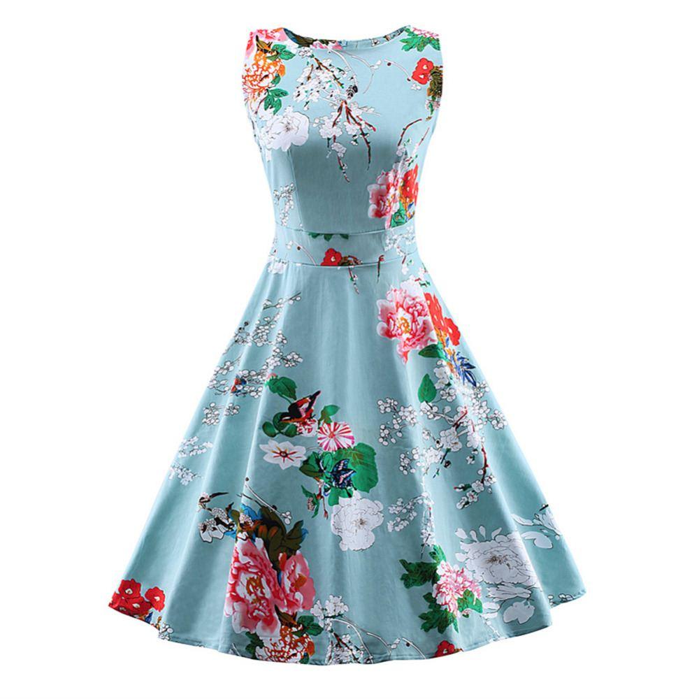 floral rockabilly dress