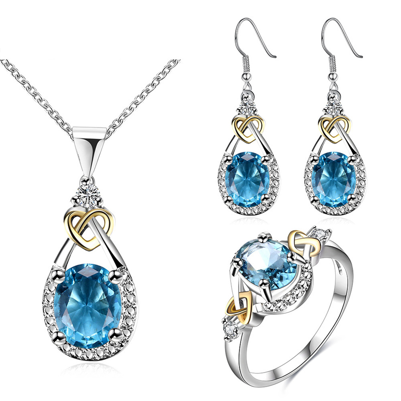 Joyas recuadro joyero joyas maleta piel sintética Jewel box lila Rosa anillo
