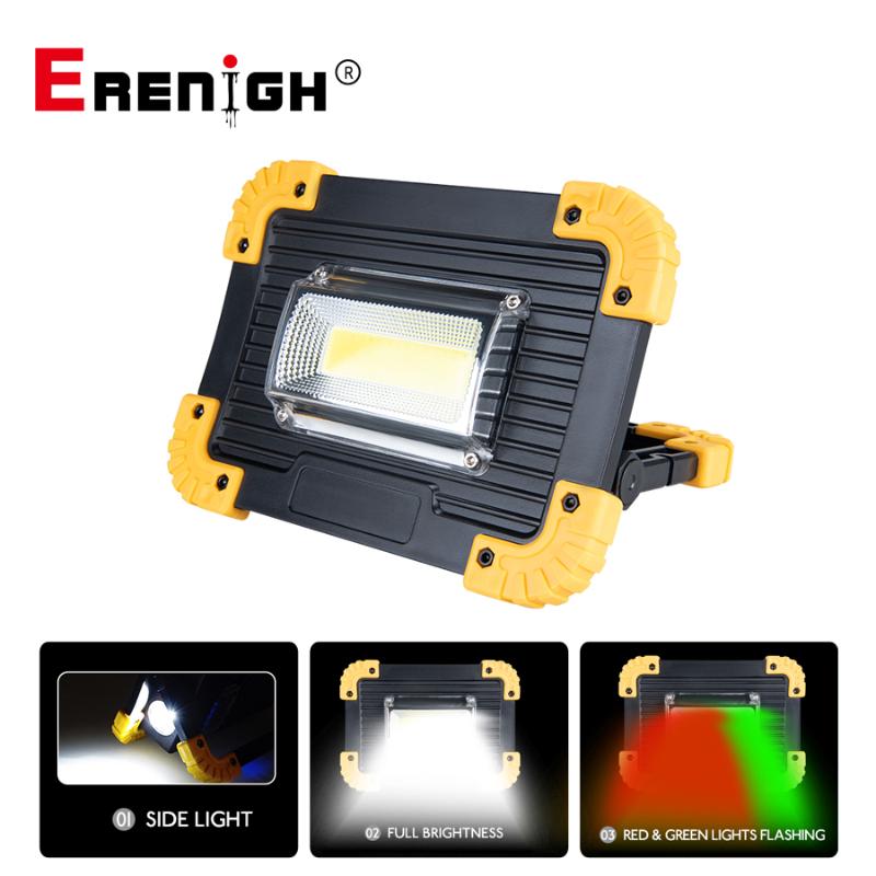

Super Bright Led Work Light 20W Portable Spotlight Rechargeable led Focus for Outdoor Camping Working worklight