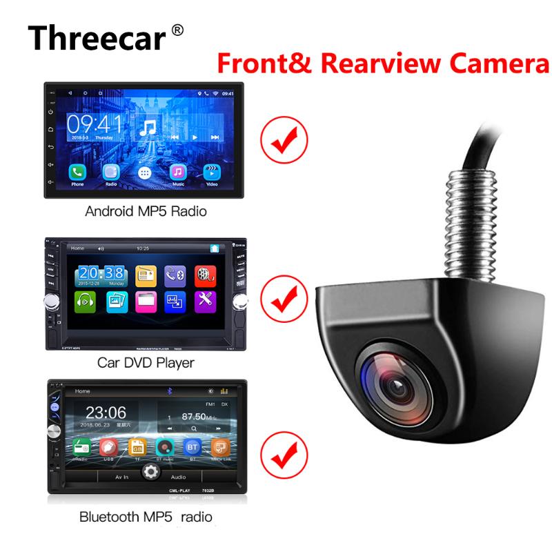 

Car Rear View Camera Car Front Rearview Camera Park Monitor 170 Degree HD Mini Parking Reverse Backup Waterproof