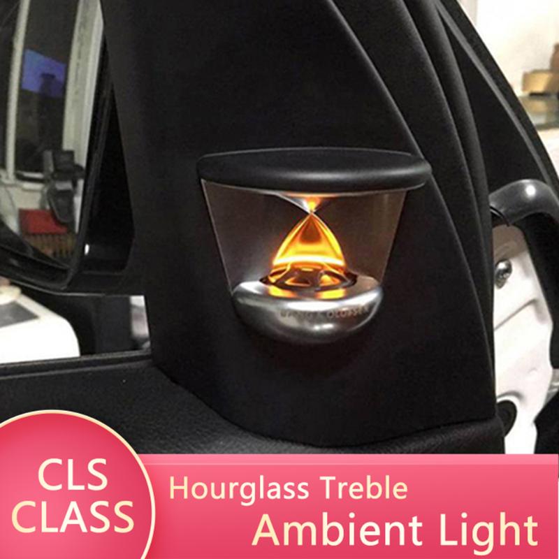 

For CLS class W218 year 2012+ 3D LED tweeter interior car accessories 12 colours 3D speaker sound Audio Speaker