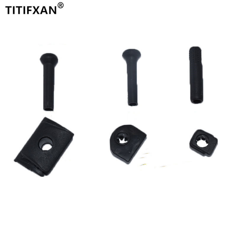 

2PCS Car door lock insurance button dowel pin tie rod base fasteners clips for Santana 2000 3000 Poussin