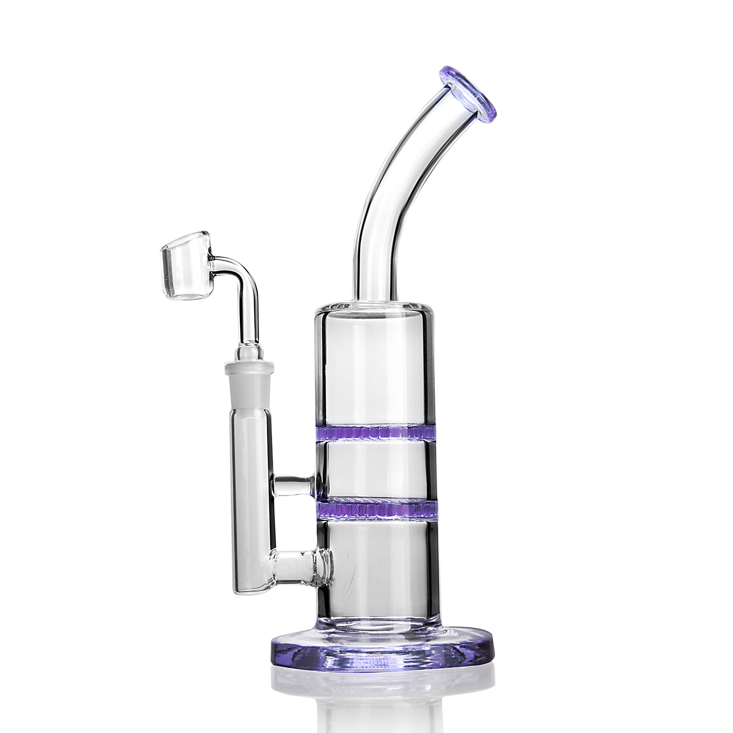 

Bong Dab rig Glass Water Pipe recycler oil rig 14mm banger bubbler hookah heady honeycomb percolator clear for smoking accessories dabs